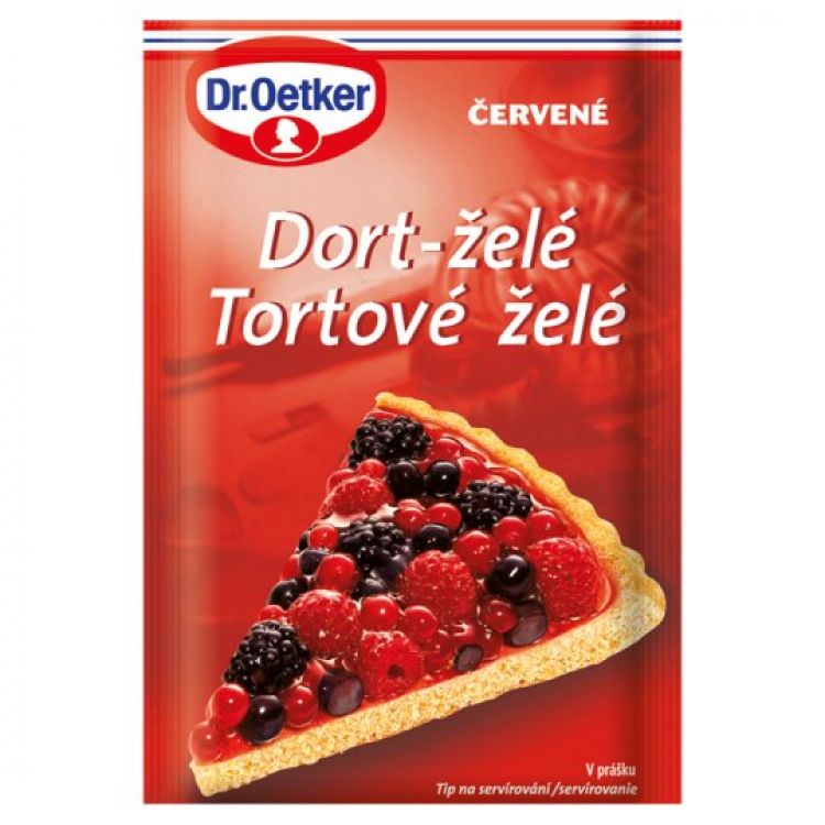 Dr.Oetker Tortové želé - Červené 10 g