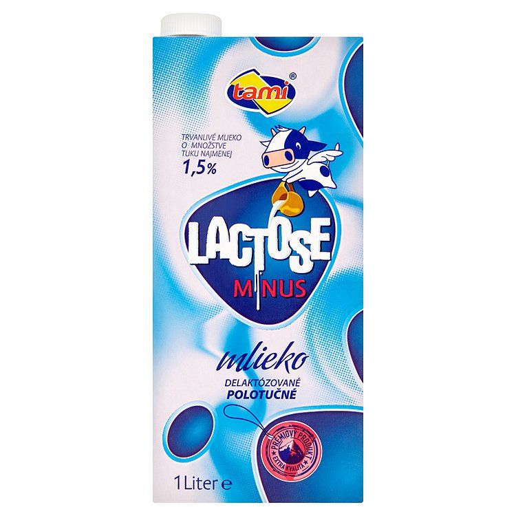 Tami Lactose Minus UHT mlieko 1,5% 1 l