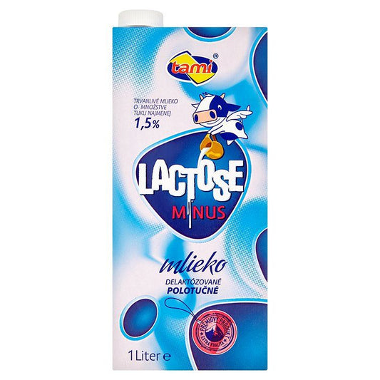Tami Lactose Minus UHT mlieko 1,5% 1 l